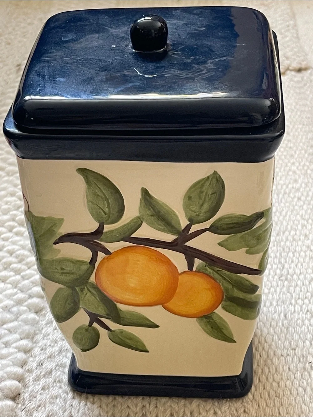 Biscotti Ceramic Cookie Jar Container